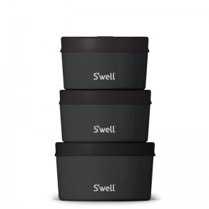 Black Swell Food Canister Set | HSIY7760