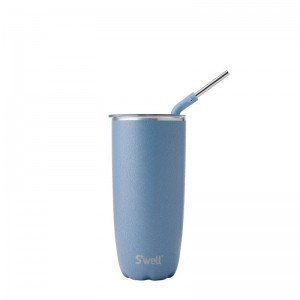 Blue Swell Tumbler with Straw | ISEO0046