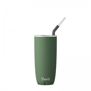 Green Swell Tumbler with Straw | VHVS0750