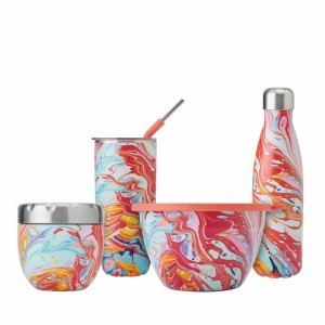 Multicolor Swell Marble Swirl Essentials Set | HVXO8365