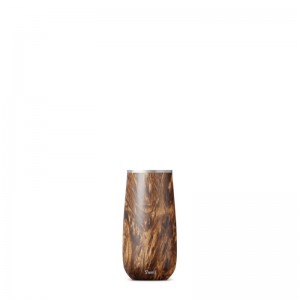 Teakwood Swell Champagne Flute | MAOW2448