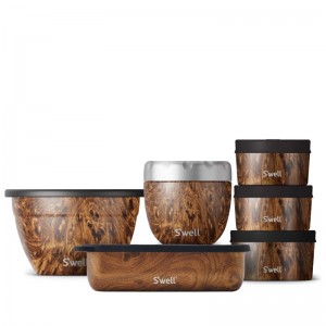 Teakwood Swell Organized Eats Set | TNDG0941