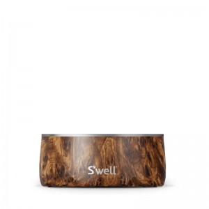 Teakwood Swell Pet Bowl | WUFL5238