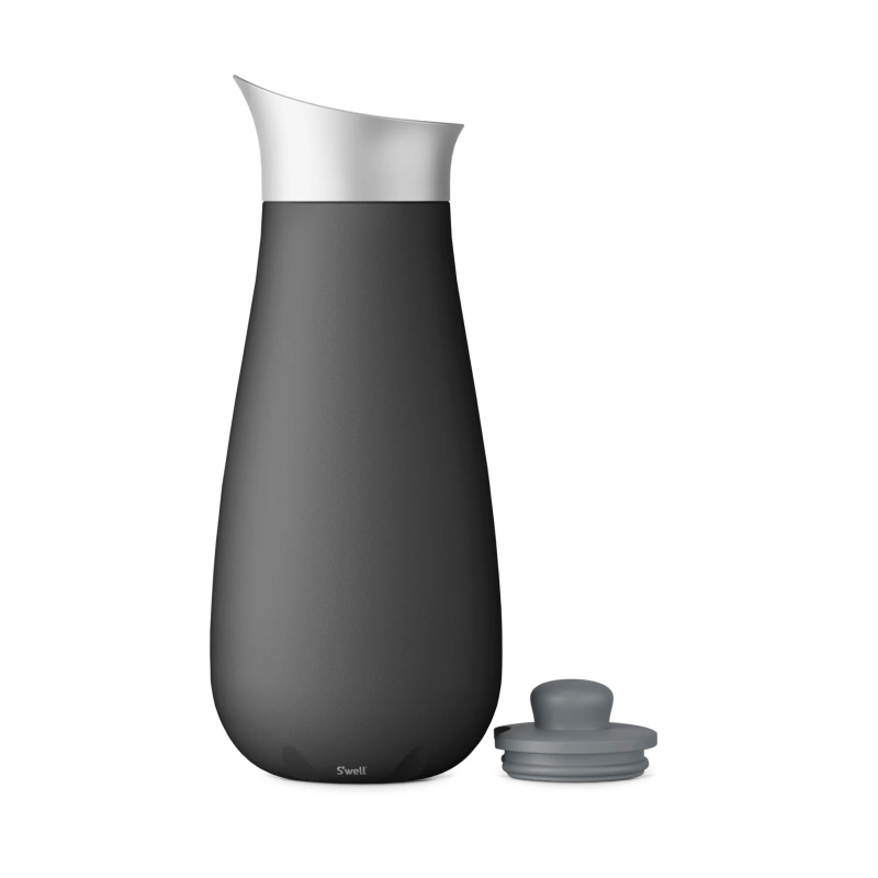 Black Swell Carafe with Lid | VINJ4899