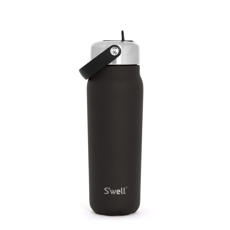 Black Swell Explorer with Flip Straw Lid | GNFX3174