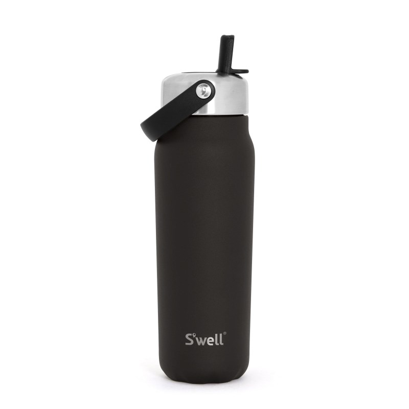 Black Swell Explorer with Flip Straw Lid | GNFX3174