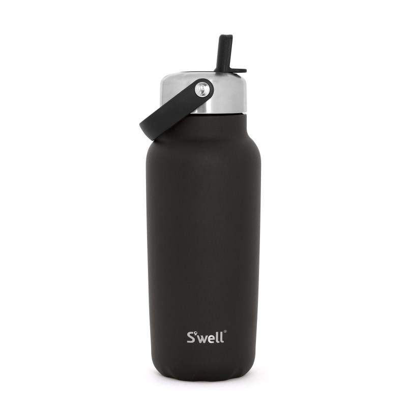 Black Swell Explorer with Flip Straw Lid | TPJV2463