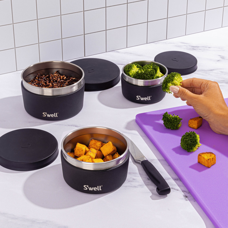 Black Swell Food Canister Set | HSIY7760