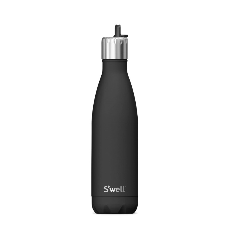 Black Swell Original Bottle with Flip Straw Cap | JWUA1036