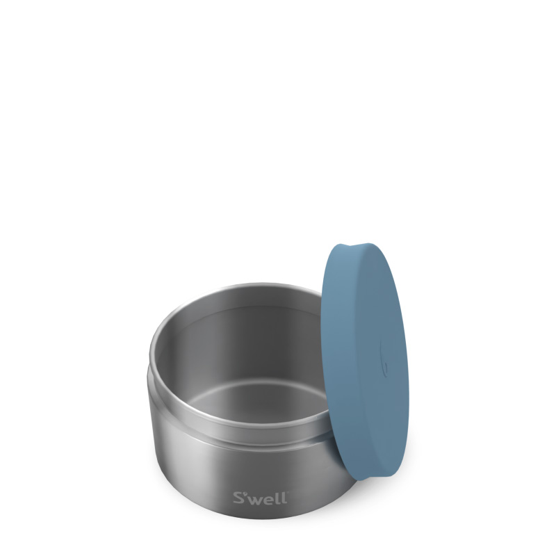 Blue Silver Swell Food Canister | VWQP0642