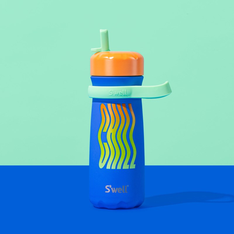 Blue Swell Traveler with Flip Straw Lid | HHST8658