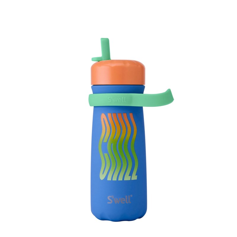 Blue Swell Traveler with Flip Straw Lid | HHST8658