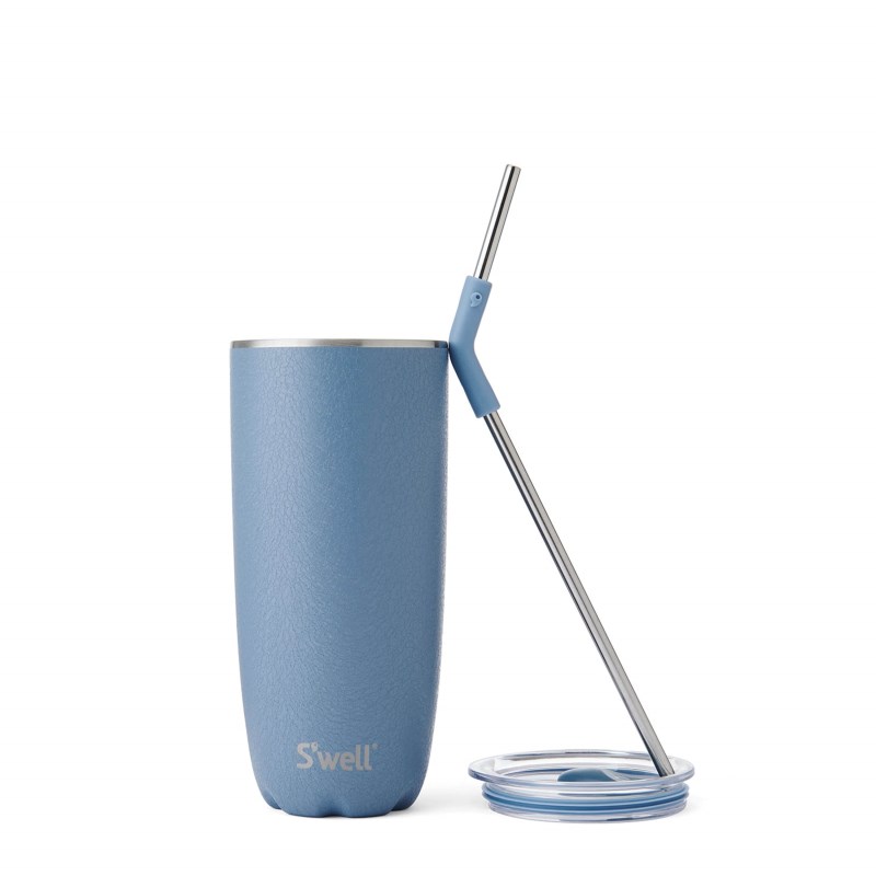 Blue Swell Tumbler with Straw | ISEO0046