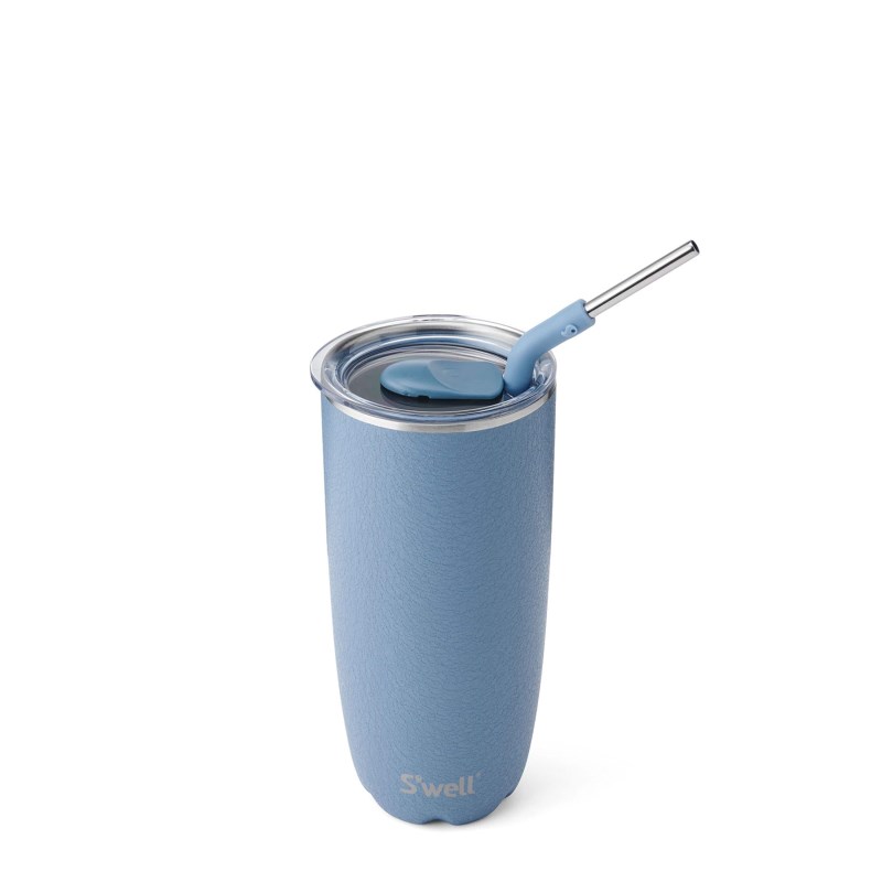 Blue Swell Tumbler with Straw | ISEO0046