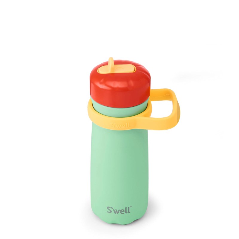 Green Swell Traveler with Flip Straw Lid | YOPA0374