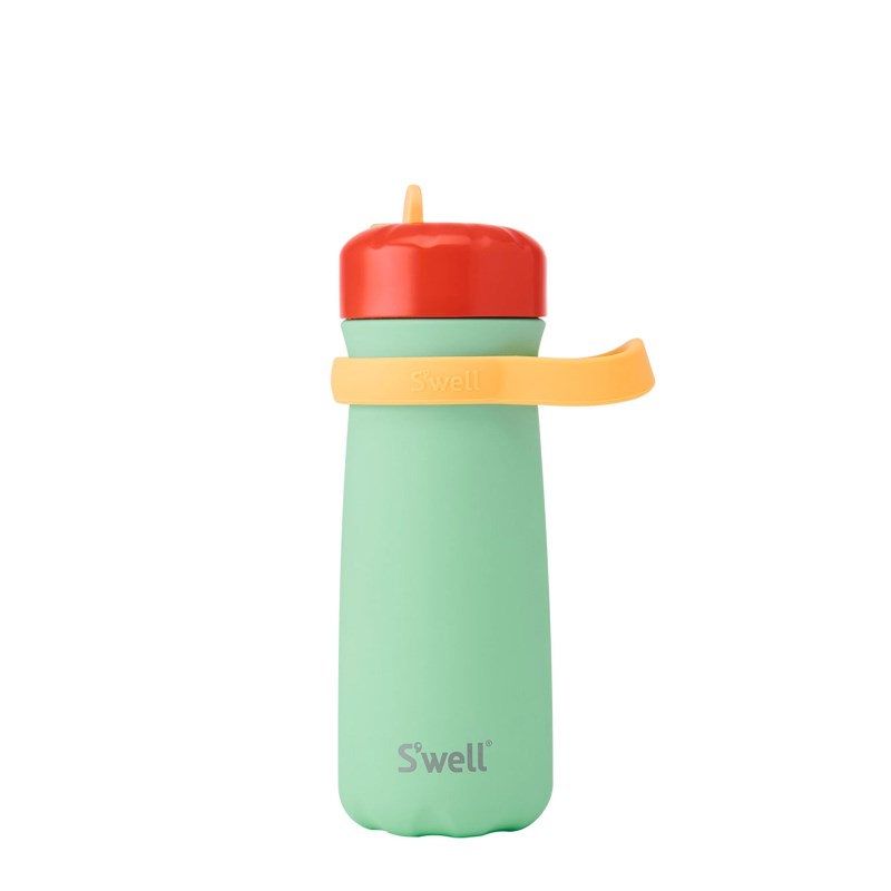 Green Swell Traveler with Flip Straw Lid | YOPA0374