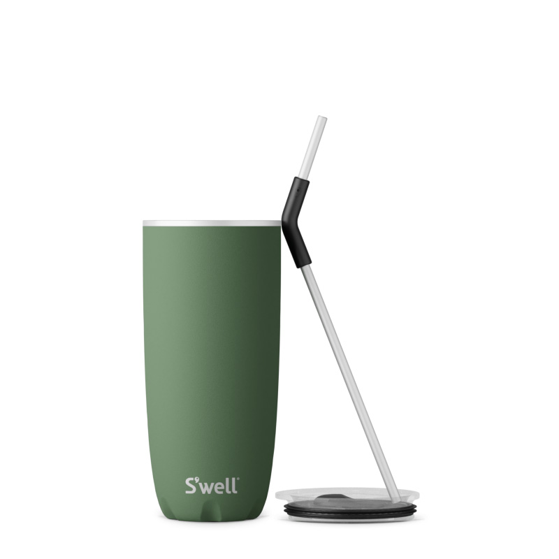 Green Swell Tumbler with Straw | VHVS0750