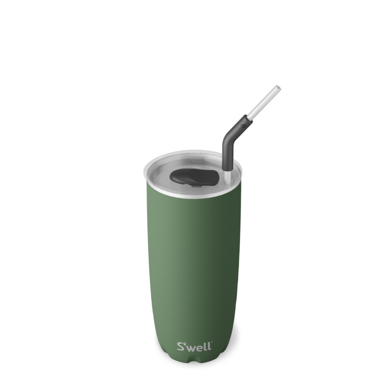 Green Swell Tumbler with Straw | VHVS0750