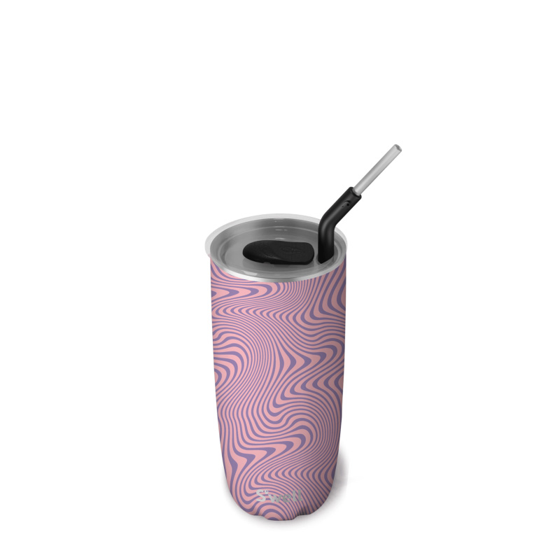 Lavender Swell Tumbler with Straw | OEBM1417