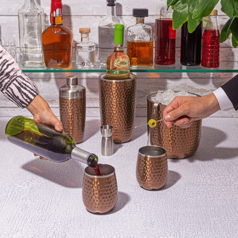 Metal Swell Wine Tumbler | QVTX2594