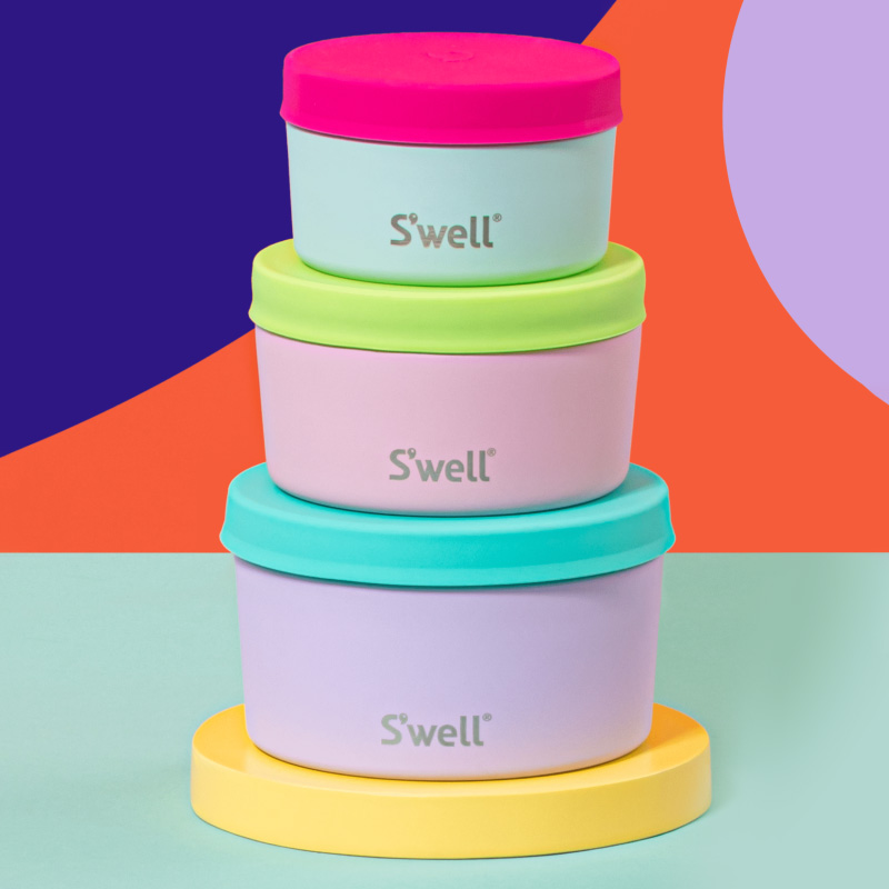 Pastel Paradise Swell Food Canister Set | DWFU8383