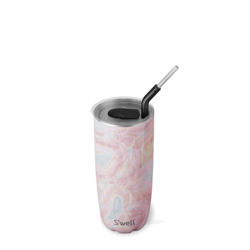 Rose Swell Tumbler with Straw | CIDC9740