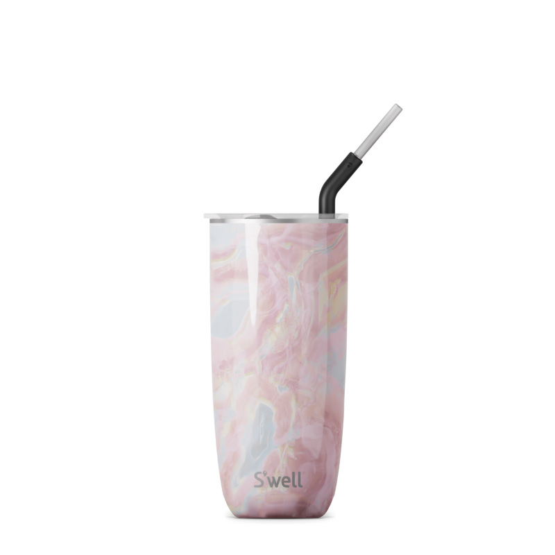 Rose Swell Tumbler with Straw | CIDC9740