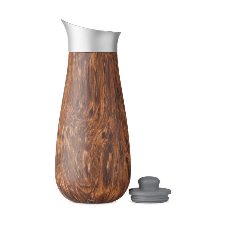 Teakwood Swell Carafe with Lid | YHOB8149