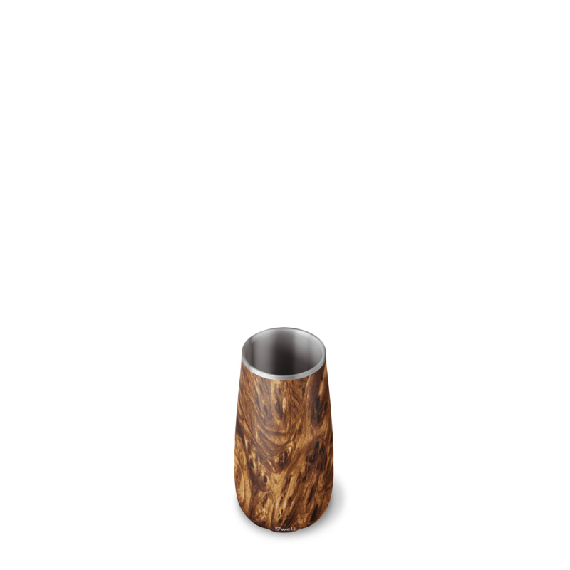 Teakwood Swell Champagne Flute | MAOW2448