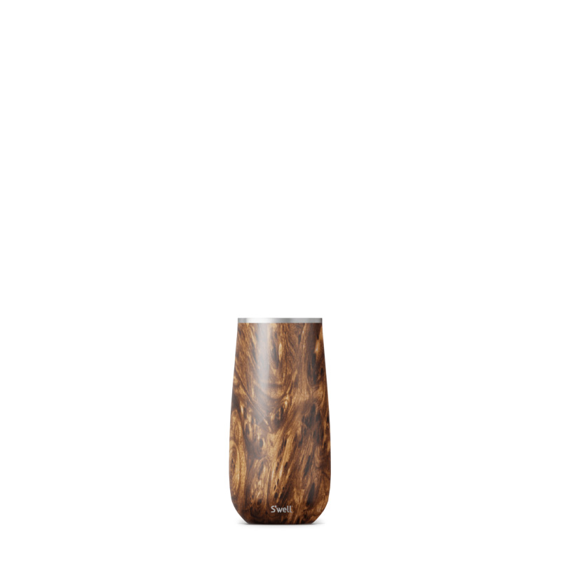 Teakwood Swell Champagne Flute | MAOW2448