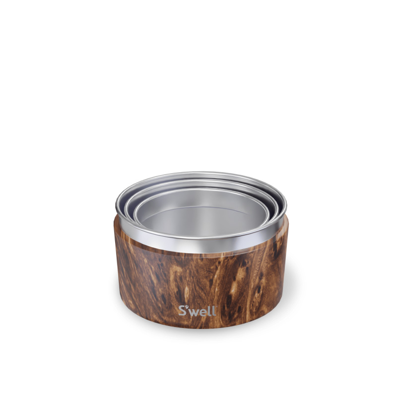 Teakwood Swell Food Canister Set | FKVY7023