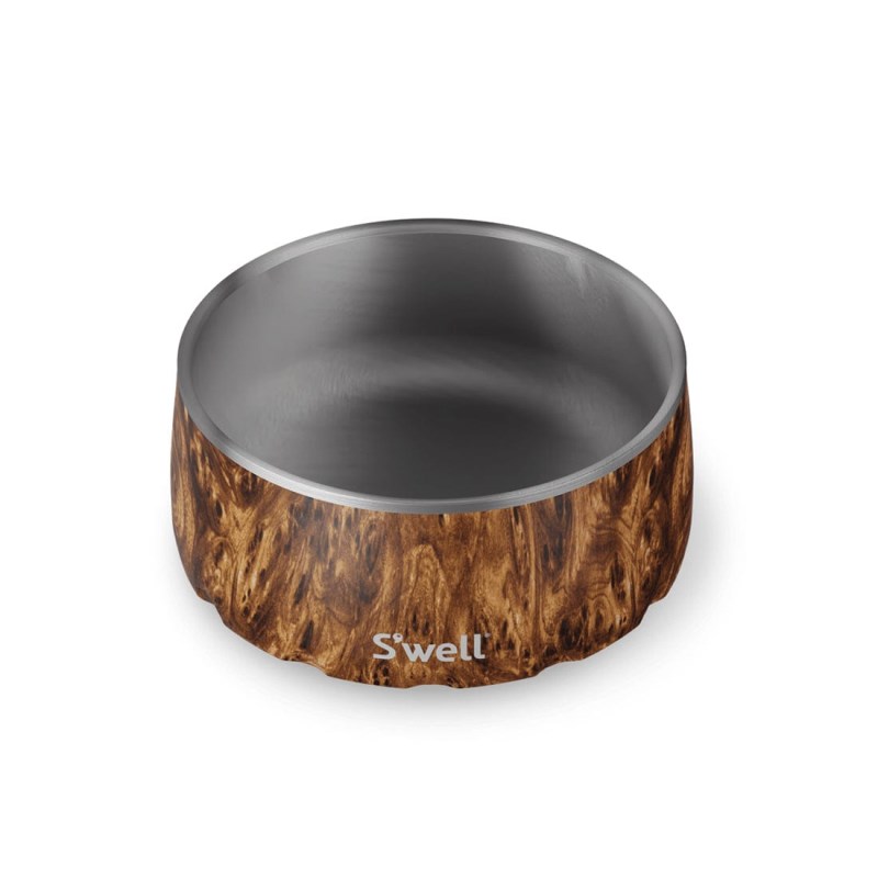 Teakwood Swell Pet Bowl | WUFL5238