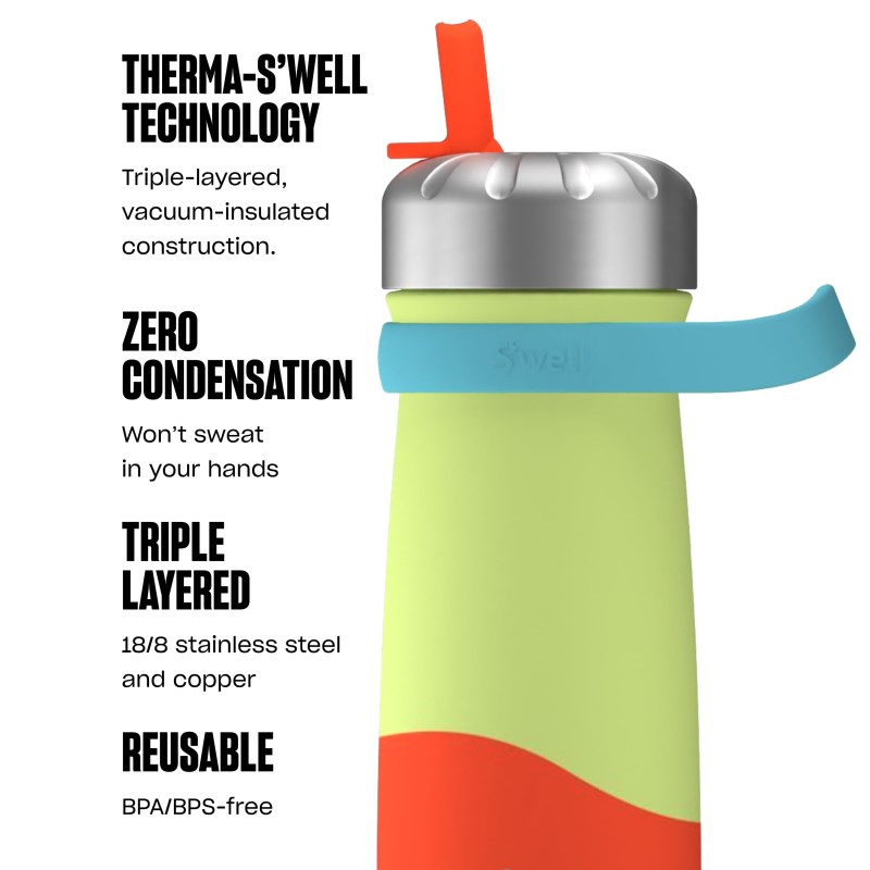 Tropical Smoothie Swell Traveler with Flip Straw Lid | FXTG4040